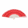 Lace Fan With Sequins Red. Christmas Shopping, 4% off plus free Christmas Stocking and Christmas Hat!