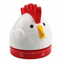 Plastic Chicken Shape Timer. Christmas Shopping, 4% off plus free Christmas Stocking and Christmas Hat!