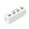 V07 White Dual-use High-speed USB 2.0 Hub with 4 Ports. Christmas Shopping, 4% off plus free Christmas Stocking and Christmas Hat!