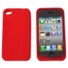 Tire Pattern Silicone Case for iPhone 4 Red. Christmas Shopping, 4% off plus free Christmas Stocking and Christmas Hat!