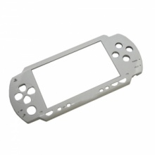 Front Faceplate Shell Cover for Sony PSP 1000 White Silver. Christmas Shopping, 4% off plus free Christmas Stocking and Christmas Hat!