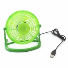 Swing 360 Degree Rotating USB Mini Fan Green. Christmas Shopping, 4% off plus free Christmas Stocking and Christmas Hat!