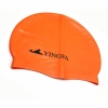 Orange Anti-skid Waterproof Silicone Bathing Swimming Cap. Christmas Shopping, 4% off plus free Christmas Stocking and Christmas Hat!