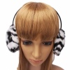 Fashion Zebra Earlap Ear Warmer Headband. Christmas Shopping, 4% off plus free Christmas Stocking and Christmas Hat!