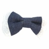 Pop Jeans Bowknot Hair Clip Dark Blue. Christmas Shopping, 4% off plus free Christmas Stocking and Christmas Hat!