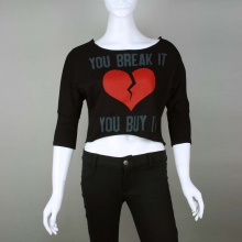 Tres Bien &quot;You Break It&quot; Graphic Top