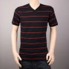 Galaxy Colan Striped V-Neck Tee