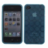 Clear Circle Case Cover for iPhone 4G Blue. Christmas Shopping, 4% off plus free Christmas Stocking and Christmas Hat!