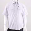 This stylish woven shirt from Galaxy spotlights a comfortable cotton blend construction.