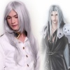 Final Fantasy VII Yazoo Long Straight Cosplay Wig Silver. Christmas Shopping, 4% off plus free Christmas Stocking and Christmas Hat!