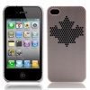 Maple Leaf Plastic Cover for iPhone 4G White. Christmas Shopping, 4% off plus free Christmas Stocking and Christmas Hat!