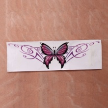 Motorcycle Sticker with Butterfly Logo Purple. Christmas Shopping, 4% off plus free Christmas Stocking and Christmas Hat!