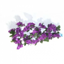 Purple Wisteria Garland Wedding Silk Flowers. Christmas Shopping, 4% off plus free Christmas Stocking and Christmas Hat!