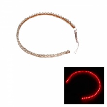 48cm 48-LED Bulb Strip Line Car Light Flexible Red. Christmas Shopping, 4% off plus free Christmas Stocking and Christmas Hat!