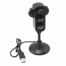 Black Traffic Light Shaped with 4 Ports USB 2.0 Hub. Christmas Shopping, 4% off plus free Christmas Stocking and Christmas Hat!