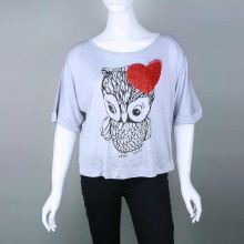 Davida Owl Heart Tee