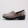 Stay on the wild side in these leopard print clogs from Rasolli.