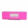 E808A Aluminum Alloy Mini Speaker Pink. Christmas Shopping, 4% off plus free Christmas Stocking and Christmas Hat!