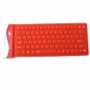 STKJ84-B Red Waterproof USB Interface Wired Computer Keyboard. Christmas Shopping, 4% off plus free Christmas Stocking and Christmas Hat!