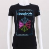 This fashionable women's tee is a throwback to the early days of Reebok classics. Featuring a feminine fit, ribbed crew neck & graphic print at front and left sleeve. 100% Cotton. Machine wash. Imported.