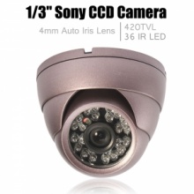 1/4 HD CCD SHARP 420TVL 24IR LED Indoor Security Camera Purple. Christmas Shopping, 4% off plus free Christmas Stocking and Christmas Hat!