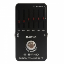 JOYO JF-11 Guitar 6-BAND Equalizer Effect Pedal Black. Christmas Shopping, 4% off plus free Christmas Stocking and Christmas Hat!