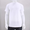 Nothing fresher than the classic all white men's t-shirt. This basic tee features a ribbed crew neck collar and soft all cotton construction. 100% Cotton. Machine Wash. Imported.