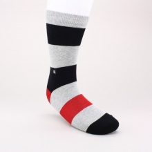 The New Castle sock is a mix match. Don't match. Don't matter.