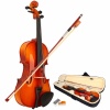 4/4 Natural Color Kapok Acoustic Violin + Case+ Bow + Rosin. Christmas Shopping, 4% off plus free Christmas Stocking and Christmas Hat!