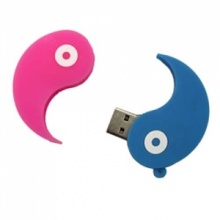 Pink Blue Eight Diagrams Shaped Cartoon 8GB USB Flash Drive. Christmas Shopping, 4% off plus free Christmas Stocking and Christmas Hat!