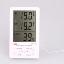 KT-905 Newest Indoor / Outdoor Thermometer Hygrometer. Christmas Shopping, 4% off plus free Christmas Stocking and Christmas Hat!