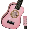 23 Pink Children Kids Acoustic Guitar + Pick + Strings. Christmas Shopping, 4% off plus free Christmas Stocking and Christmas Hat!