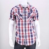 Supernova Redmund Plaid Woven Tee