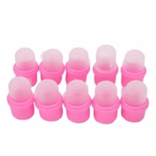 10pcs Wearable Nail Soak Cap 4 UV Acrylic Color Removal. Christmas Shopping, 4% off plus free Christmas Stocking and Christmas Hat!