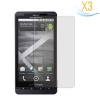 3Pcs Screen Protector for Motorola Droid X Mb810. Christmas Shopping, 4% off plus free Christmas Stocking and Christmas Hat!