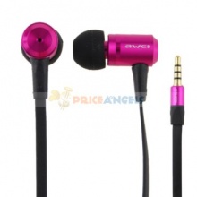 Basic Specification Product Name Earphone Brand AWEI Impedance 16 Frequency Response 20Hz-22000Hz Sensitivity 90dB Cable Length Approx.1.2m Plug Type 3.5mm Stereo Microphone Yes Work With PC/Notebook/Laptop/Cell Phone/MP3/MP4 Features - With superior comfort fit. and sound quality - Ultra-slim design. and fit securely into any ear - They work great with a standard 3.5mm headphone jack? - Ultra slim In-ear earbud stereo earphones. durable construction. excellent response - In-ear design helps to block ambient noise and improve bass response - Designed with microphone. convenient for voice chat online - Great for music listening and on line chatting. like MSN. Skype etc Package Included 1 x Earphone 4 x Earbuds ?