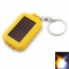 3 LED Yellow Mini Solar Power Flashlight Torch Keychain. Christmas Shopping, 4% off plus free Christmas Stocking and Christmas Hat!