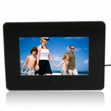 7 Black Figure Screen Digital Photo Frame with 2GB Memory Card. Christmas Shopping, 4% off plus free Christmas Stocking and Christmas Hat!