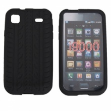 Tire Pattern Silicone Case for Samsung I9000 Black. Christmas Shopping, 4% off plus free Christmas Stocking and Christmas Hat!