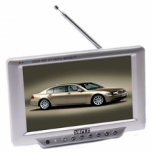 7 Auto Car Display Color TV Silver. Christmas Shopping, 4% off plus free Christmas Stocking and Christmas Hat!