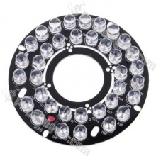 - 8mm * 36 IR LED board for CCTV security cameras- Replace a camera LED board for your broken or worn out IR LED board- Very bright infrared LEDs without much energy consume- Beam angle: 30 for long range- Compatible with: 12mm or 16mm camera lens- Dimens