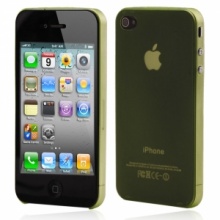 3mm Ultra-thin Protective Hard Case Cover for iPhone 4 Green. Christmas Shopping, 4% off plus free Christmas Stocking and Christmas Hat!