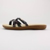 This classic Sunjun women's thong sandal features a padded suede insole for complete comfort. Strappy leather upper with rubber outsole. Imported.