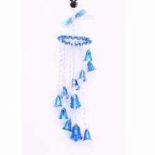 Beautiful Christmas Tree Ornaments Bell Hanger Blue. Christmas Shopping, 4% off plus free Christmas Stocking and Christmas Hat!