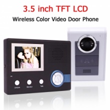 VDP-616 3.5 LCD Display Waterproof Wireless Color Digital Video Doorphone Doorbell Black. Christmas Shopping, 4% off plus free Christmas Stocking and Christmas Hat!