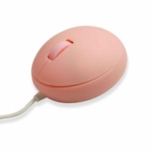 Fashion Egg Shaped USB Port Wired Optical Mouse for PC Laptop Pink. Christmas Shopping, 4% off plus free Christmas Stocking and Christmas Hat!