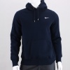 The Nike Classic Fleece Hoodie is made with cozy, insulating fleece fabric, with ribbing on the cuffs and hem for a fit that holds its shape and locks in the heat. Plus, a cord-management feature hidden in the kangaroo pocket makes it easy to stash your music player. 80% Cotton, 20% Polyester. Machine Wash. Imported.