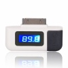 Hands-free FM Transmitter with Remote for iPod Nano iPhone iPad White. Christmas Shopping, 4% off plus free Christmas Stocking and Christmas Hat!