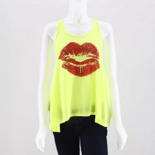 Davida Red Lips Graphic Tank