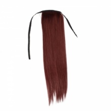 22 Ribbon Straight Ponytail Hair Extensions Coffee Brown. Christmas Shopping, 4% off plus free Christmas Stocking and Christmas Hat!